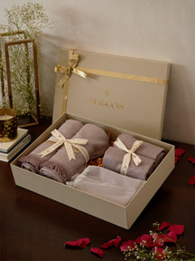 6 pc towel gift set ‚ 2 bath + 2 hand + 2 face towels