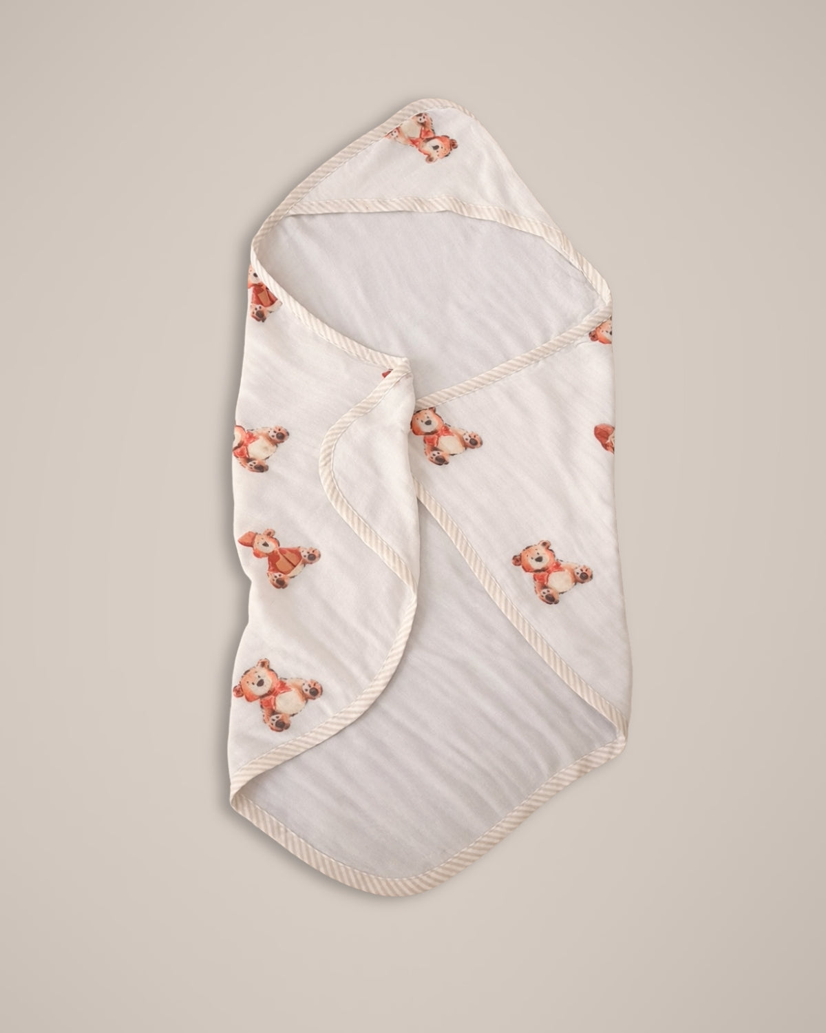 Hooded 80x80 cm Bamboo Towel | Teddy