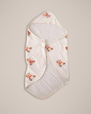 Hooded 80x80 cm Bamboo Towel | Teddy