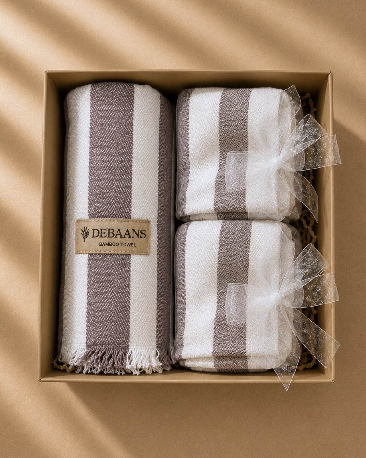 3 pc towel gift set ‚ 1 bath + 2 hand