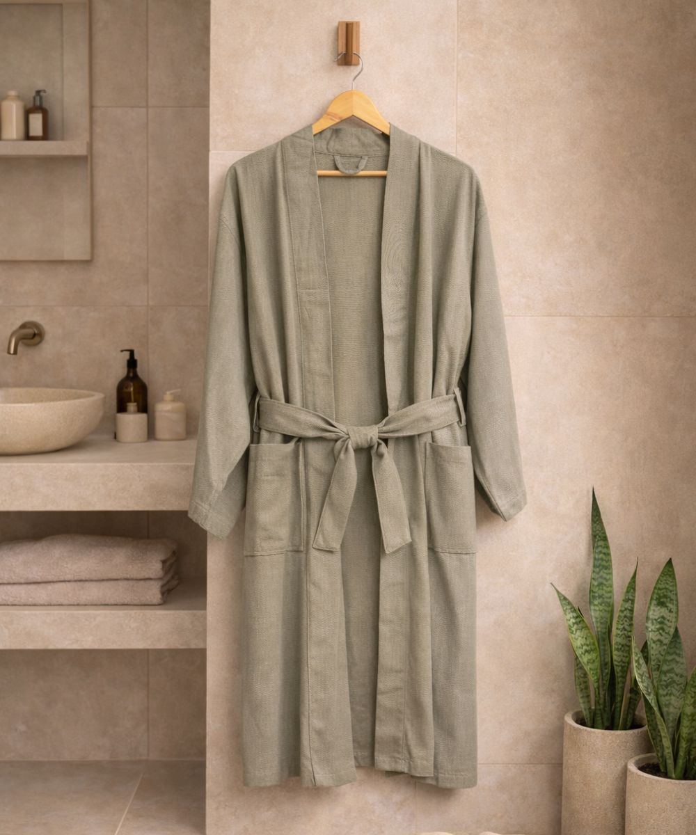Olive Bamboo Bathrobes