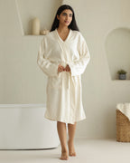 Ivory Bamboo Bathrobes