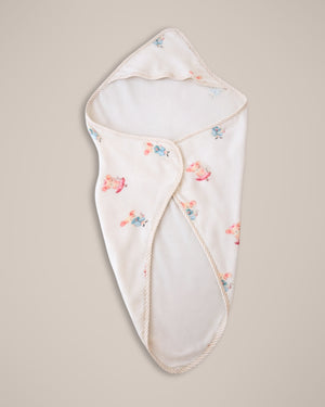 Hooded 80x80 cm Bamboo Towel | Mice