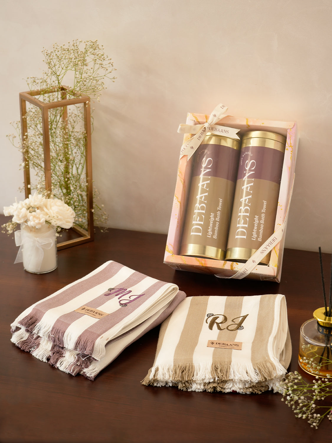 Gift set of 2 Bath Towels