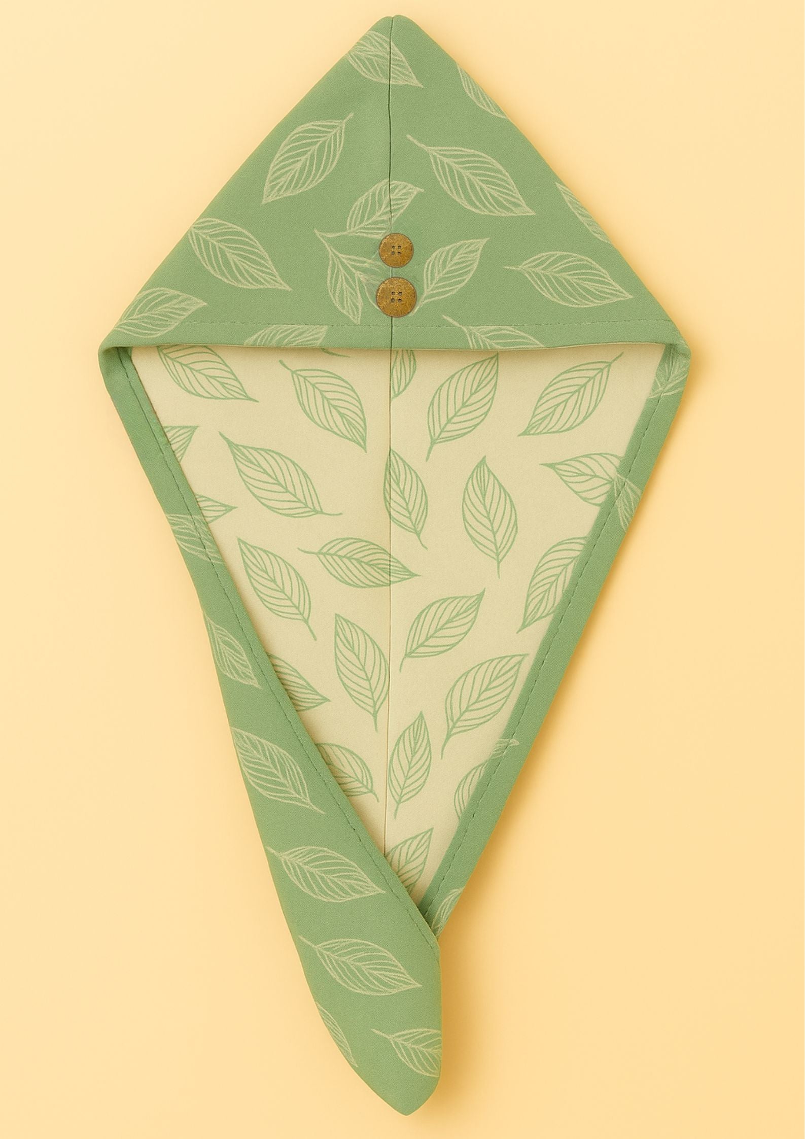 100% Bamboo Hair towel | Meadow Green