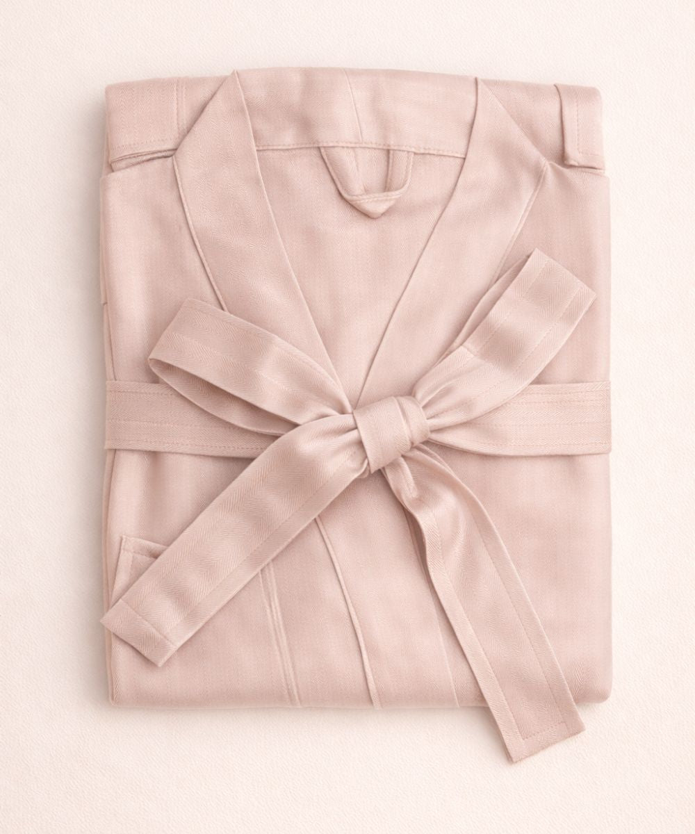 Beige Bamboo Bathrobes