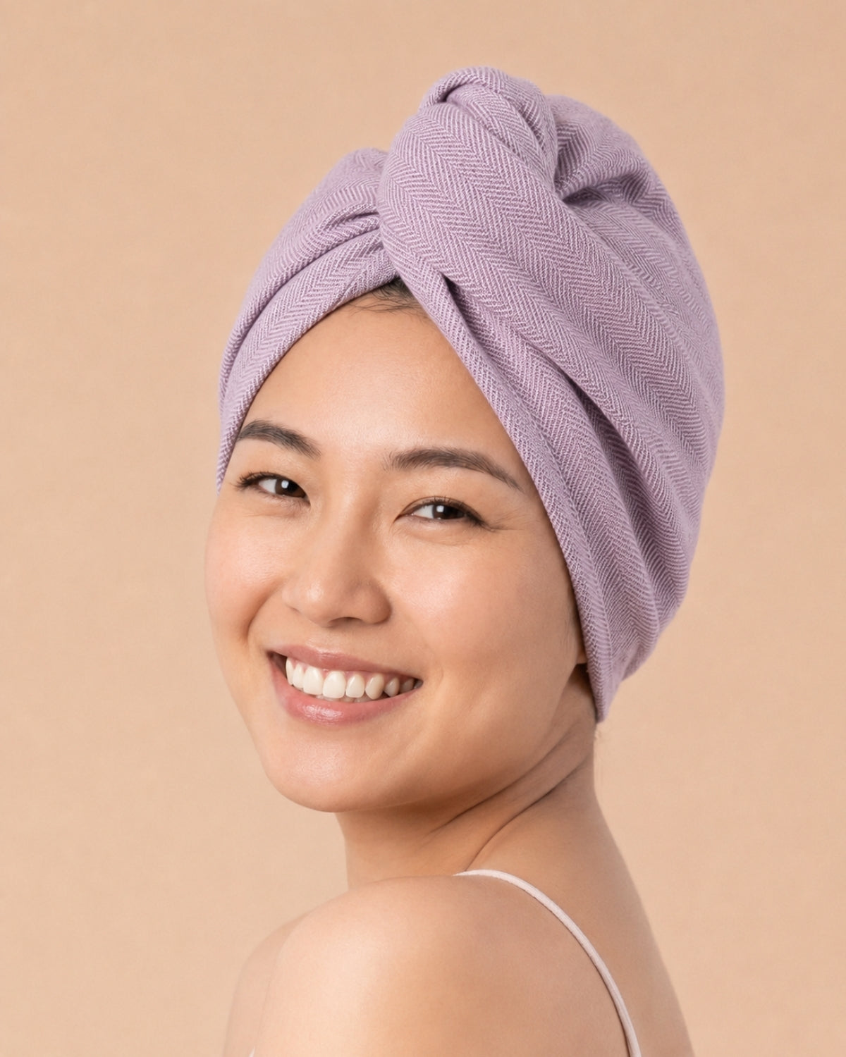 100% Bamboo Hair towel | Plum