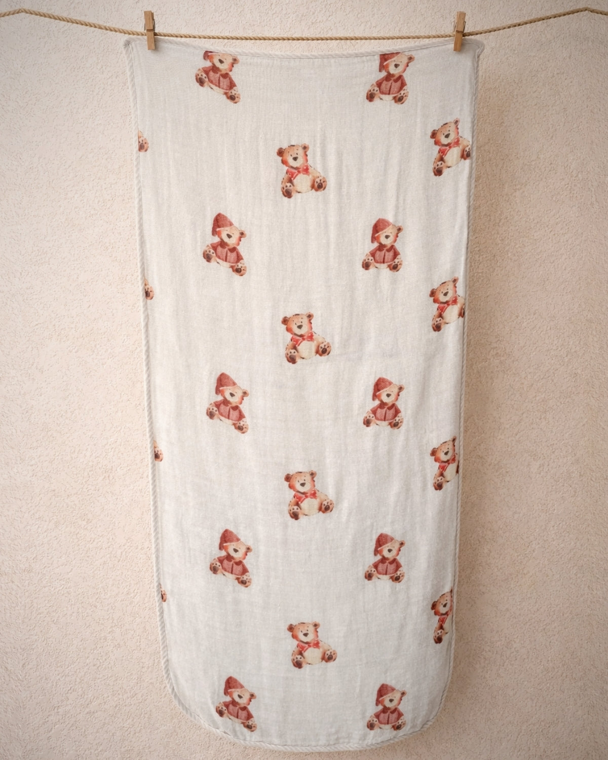Kids 60x120 cm Bamboo Towel | Teddy