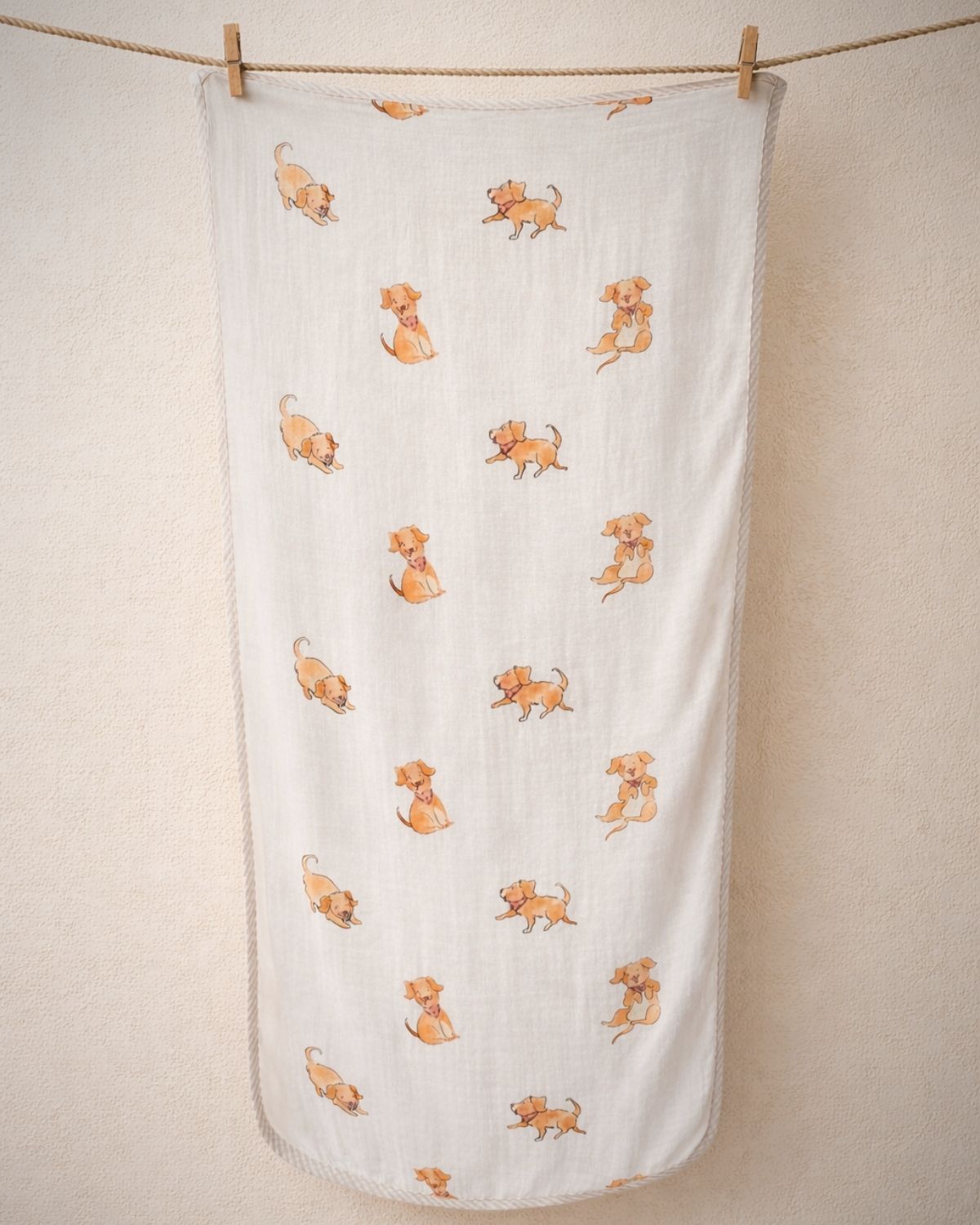 Kids 60x120 cm Bamboo Towel | Dog