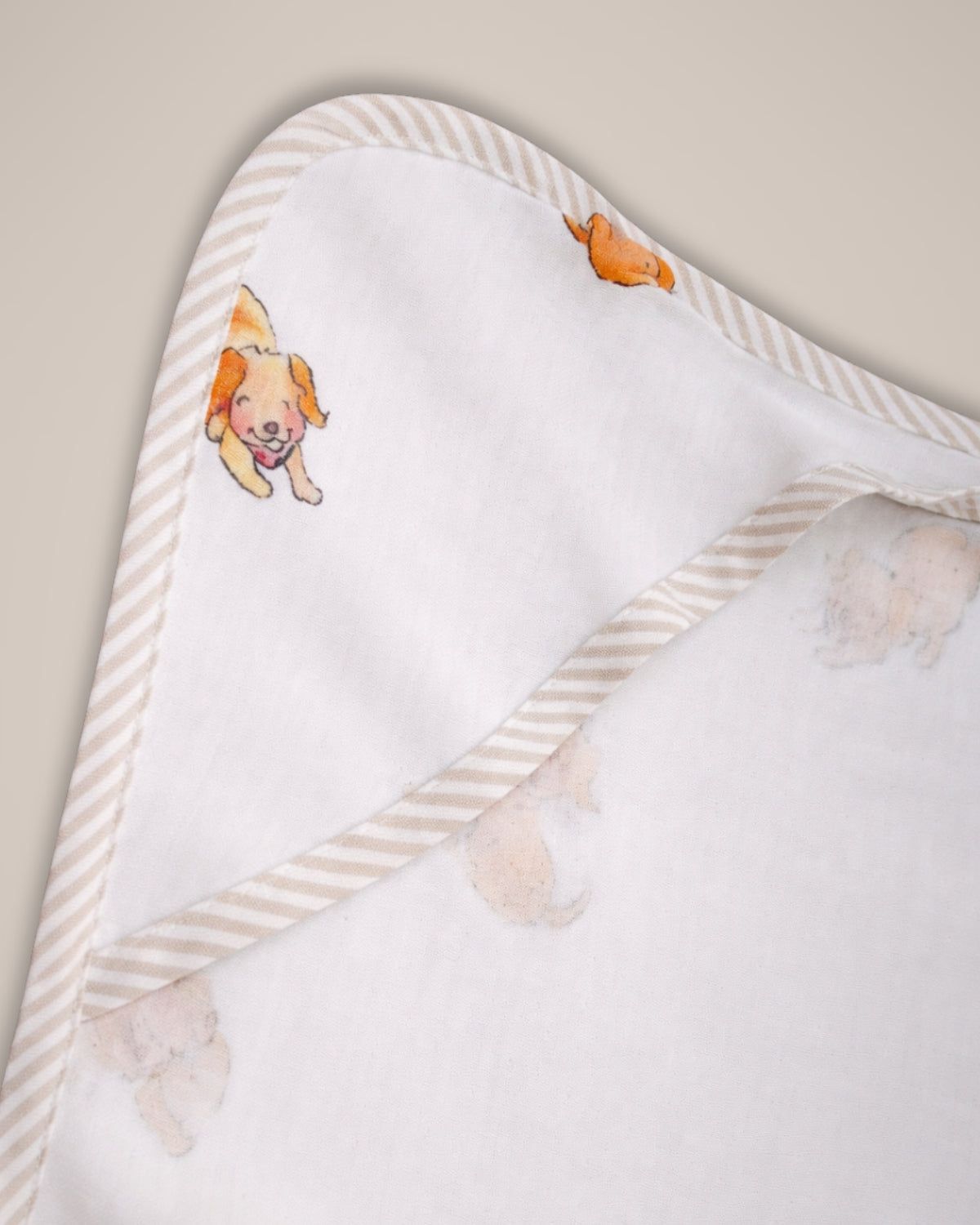 Hooded 80x80 cm Bamboo Towel | Dog