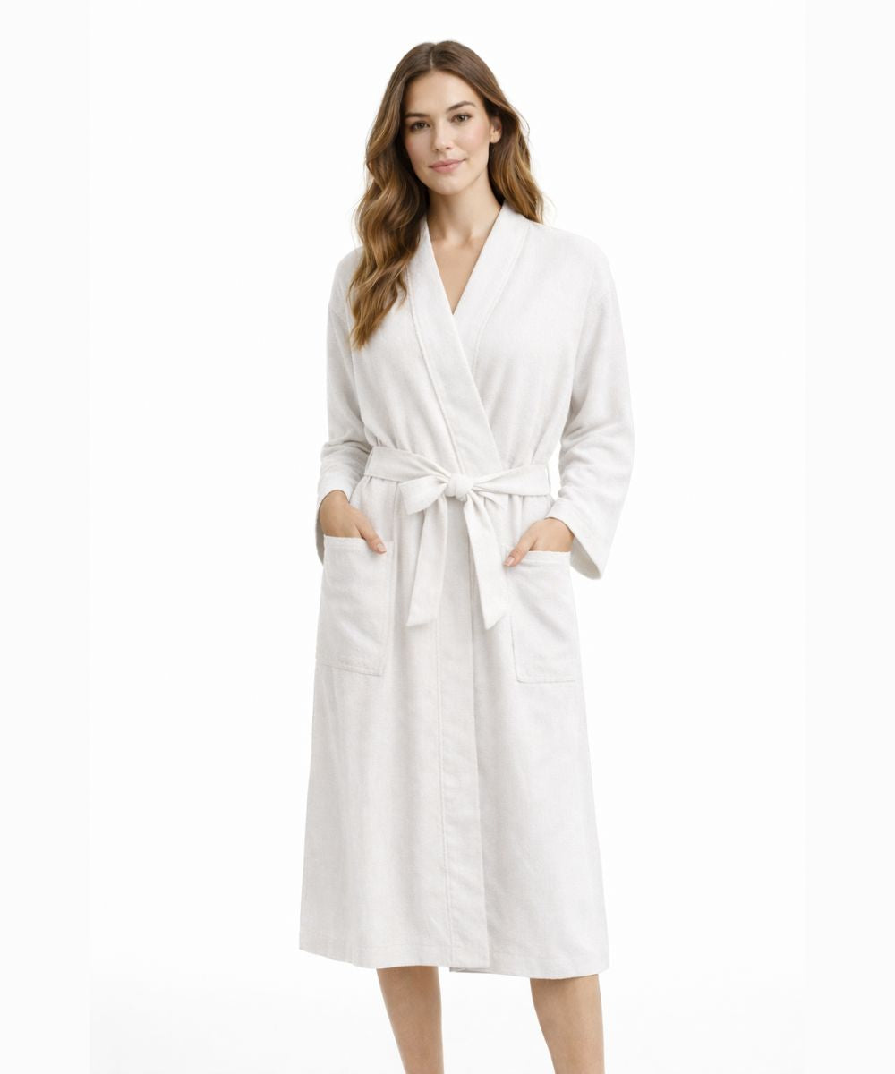 Ivory Bamboo Bathrobes