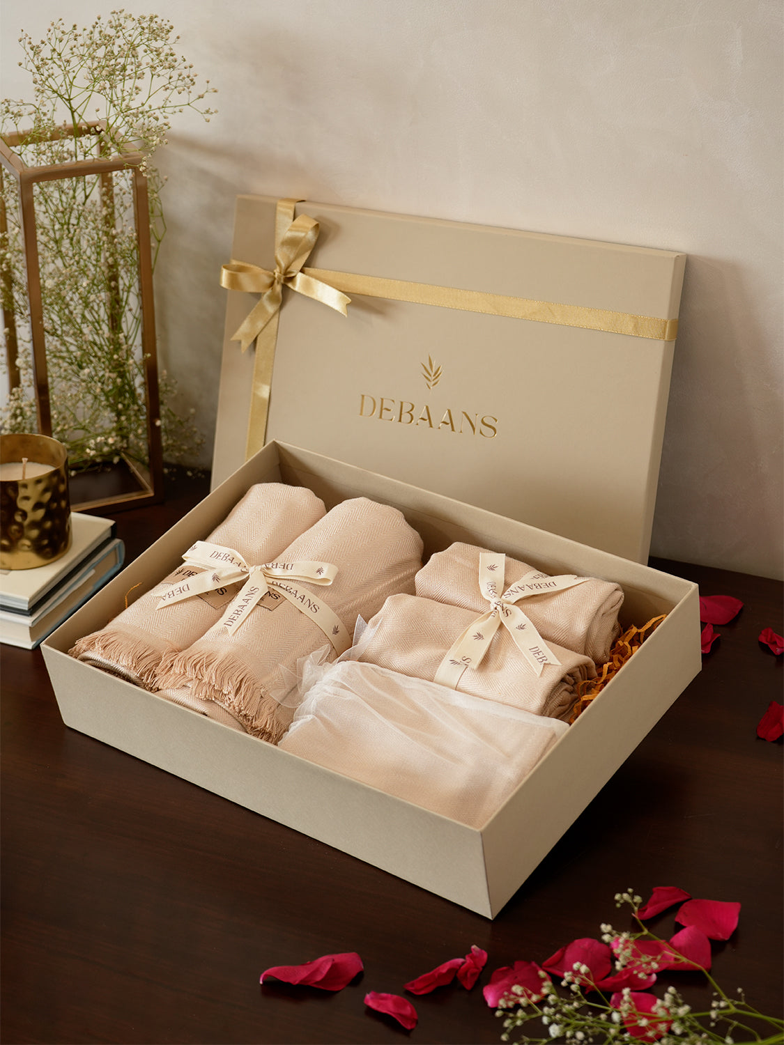 6 pc towel gift set – 2 bath + 2 hand + 2 face towels