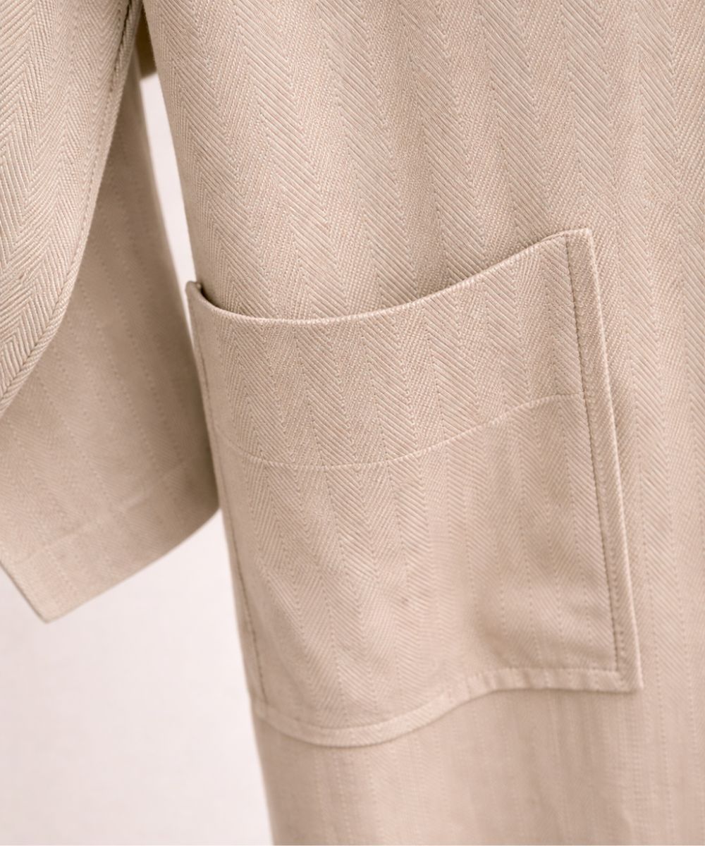 Beige Bamboo Bathrobes