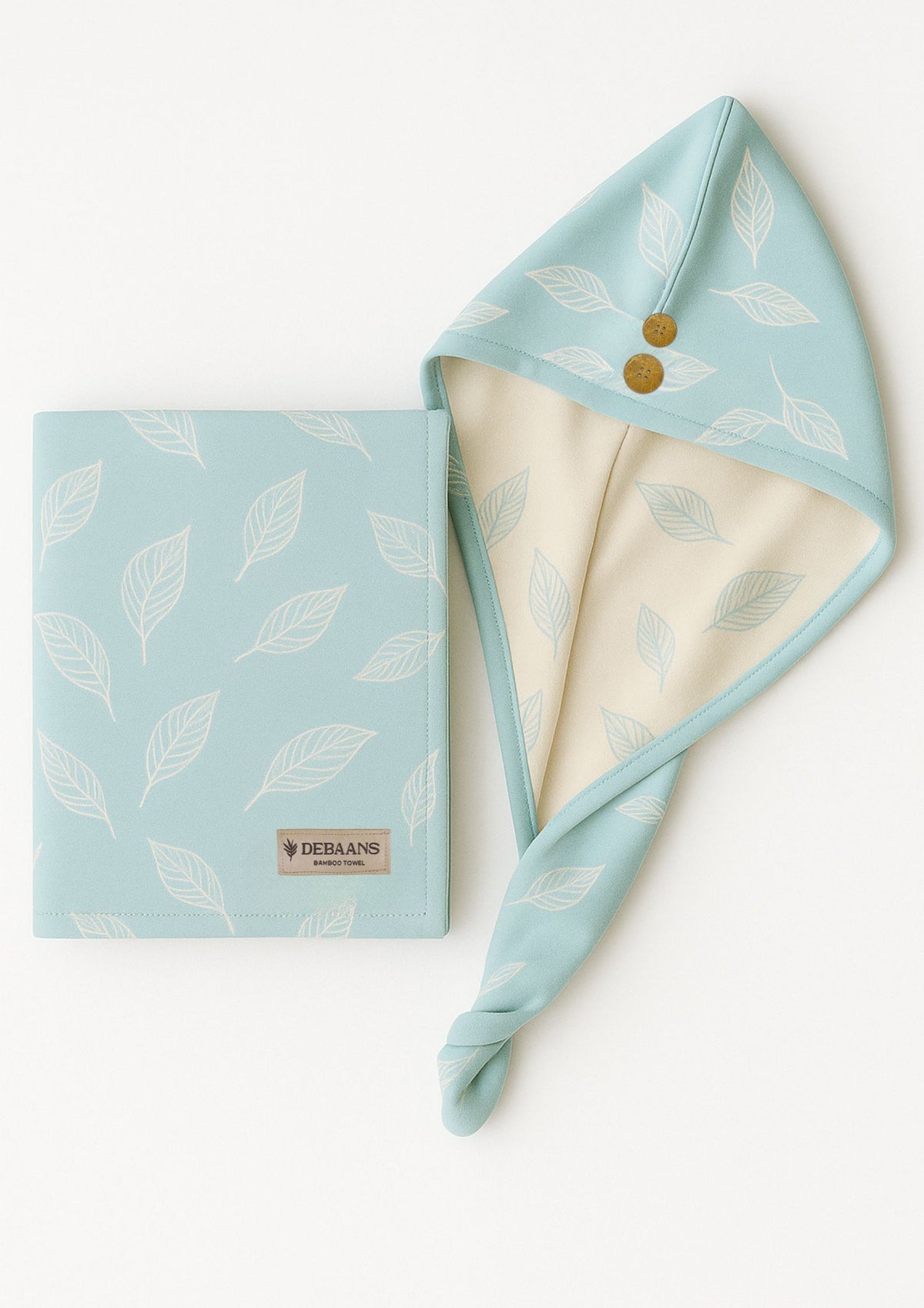 100% Bamboo Hair towel | Sky Blue