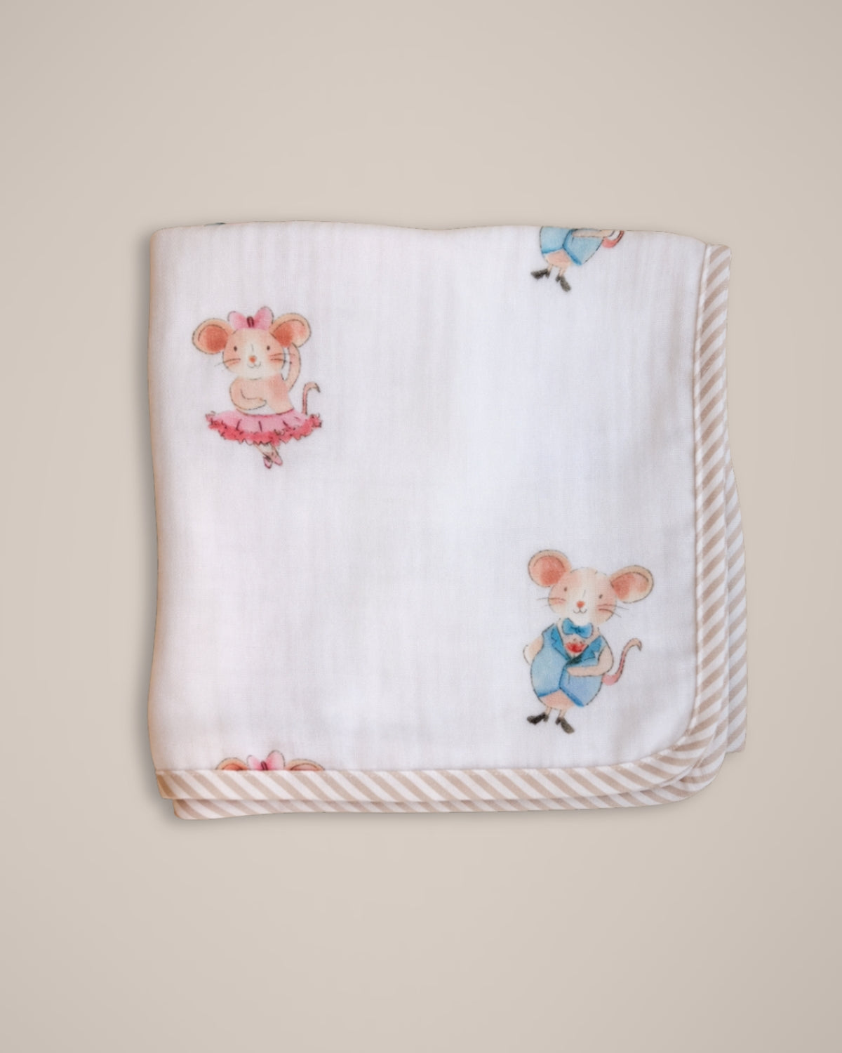 Kids 60x120 cm Bamboo Towel | Mice