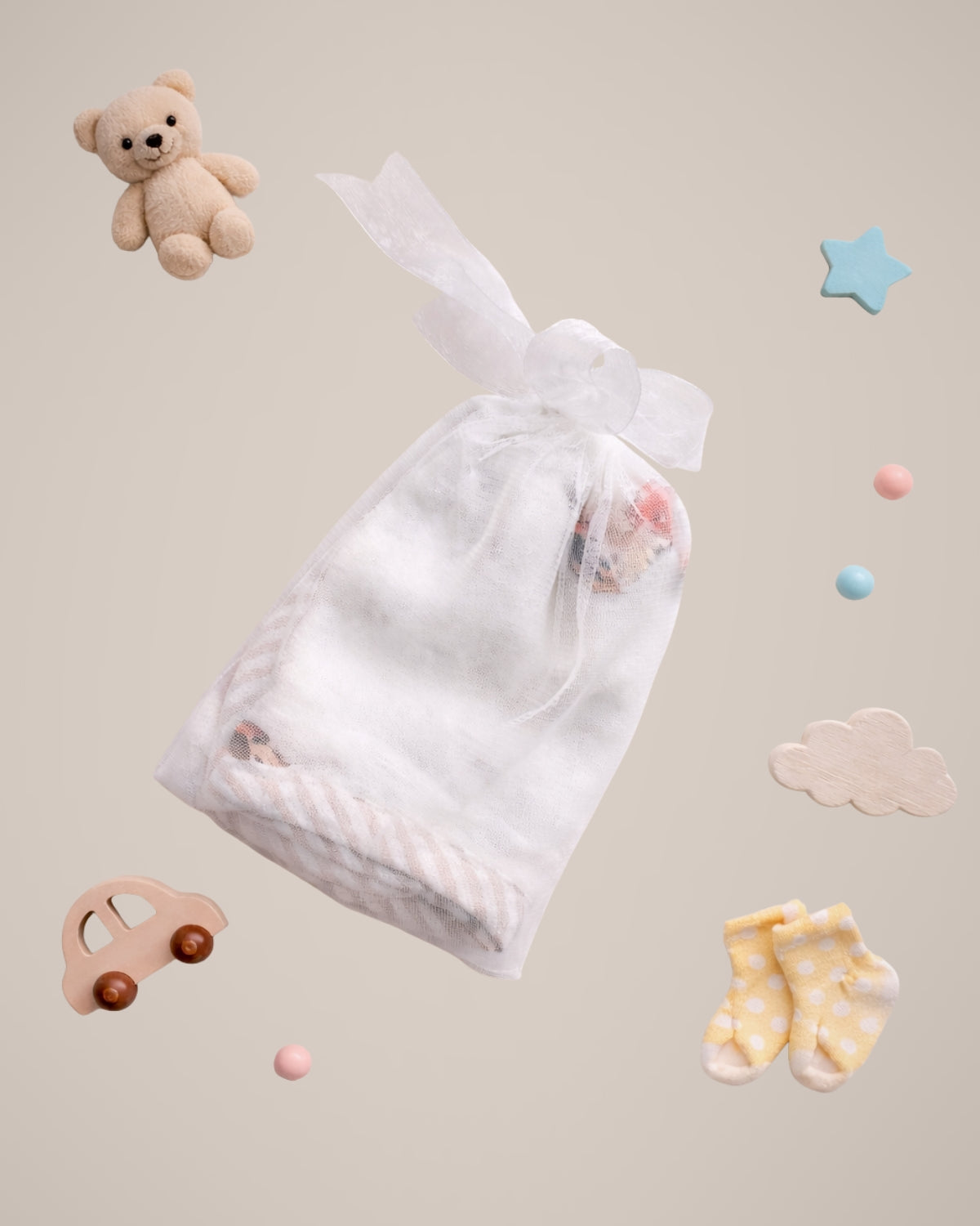 Bamboo Baby washcloths (set of 2) | Bear Hugs