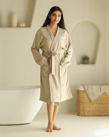 Olive Bamboo Bathrobes