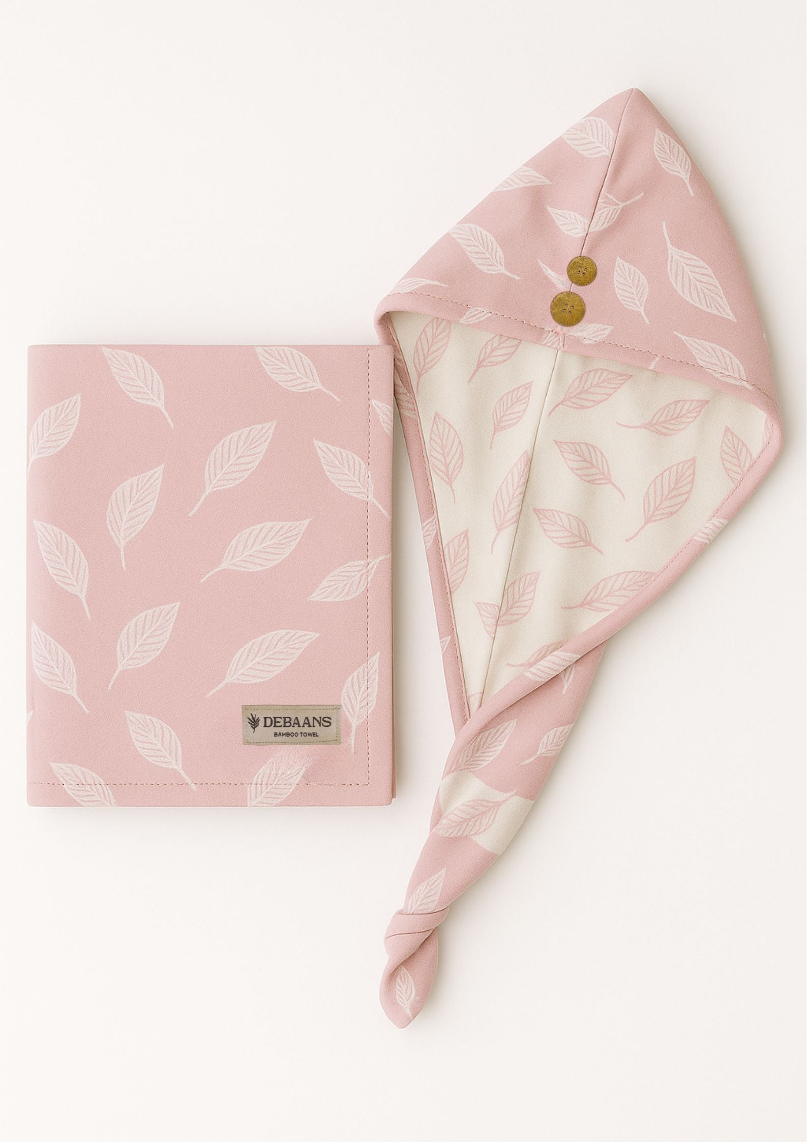 100% Bamboo Hair towel | Blossom Pink