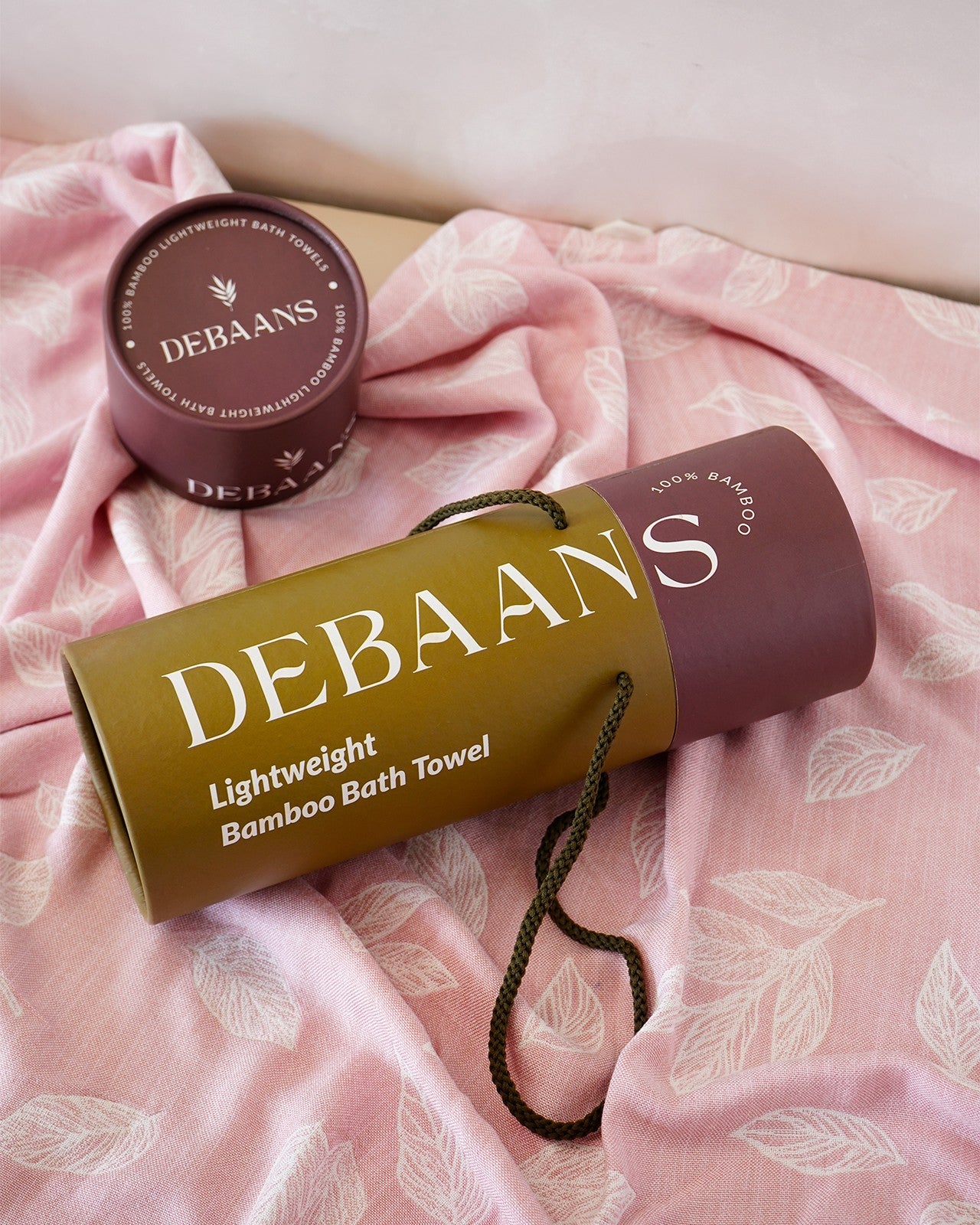 Botanica Jacquard Bamboo Bath Towel | Blossom Pink