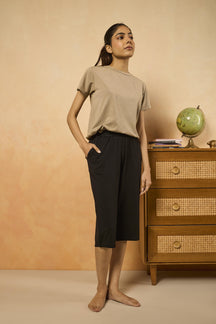 Basic Capri Bottoms - Black