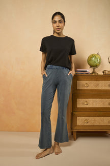 Basic Flared Pants - Teal