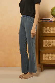 Basic Flared Pants - Teal
