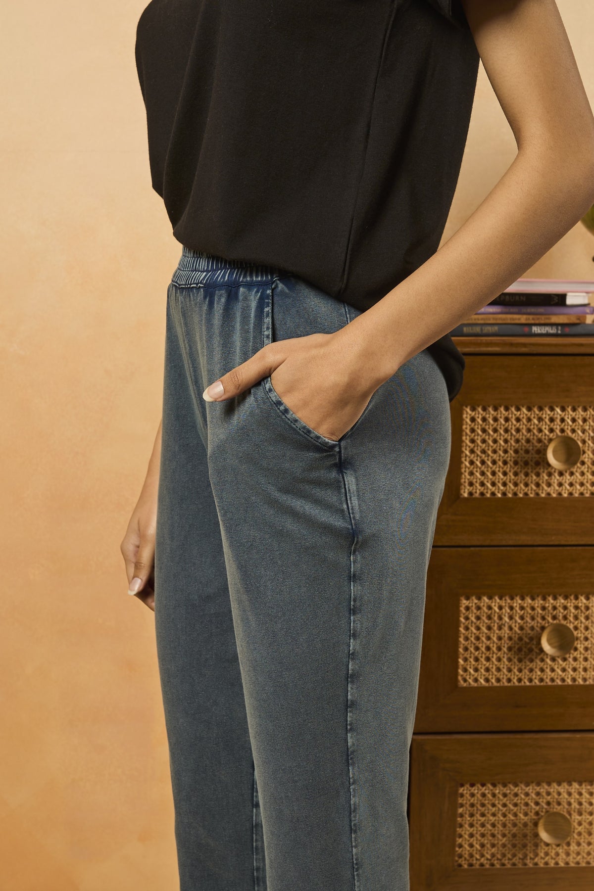 Basic Flared Pants - Teal