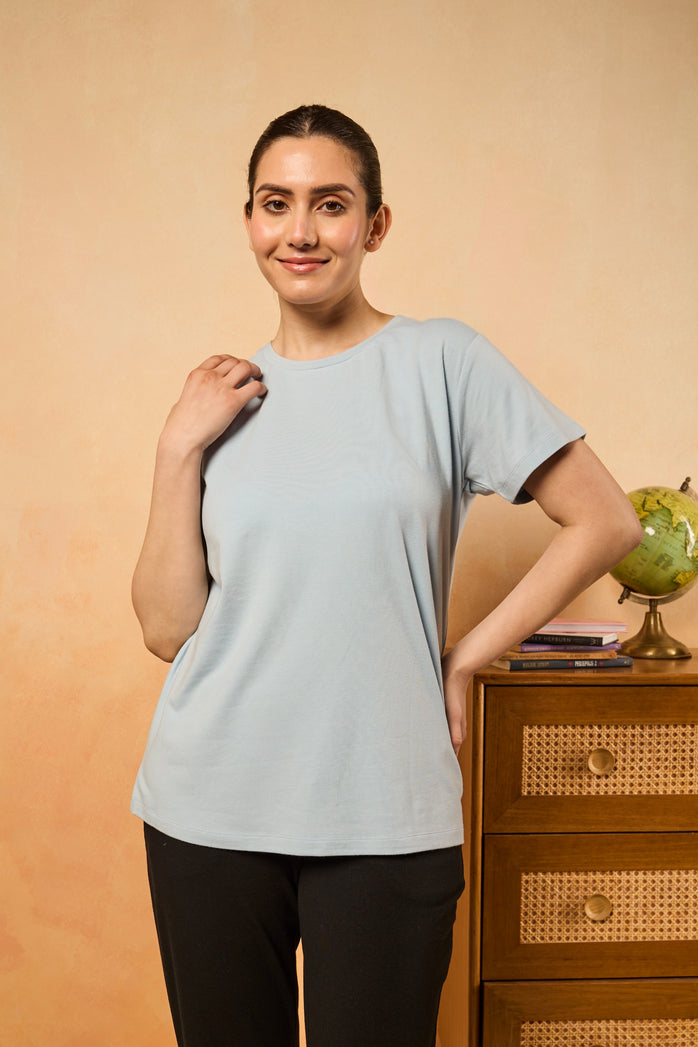 Basic T-shirt - Sky Blue