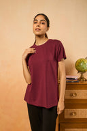 Basic T-shirt - Wine