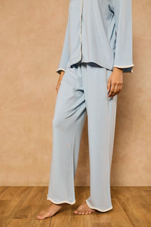 Anna Ocean Waves PJ Set - Sky Blue