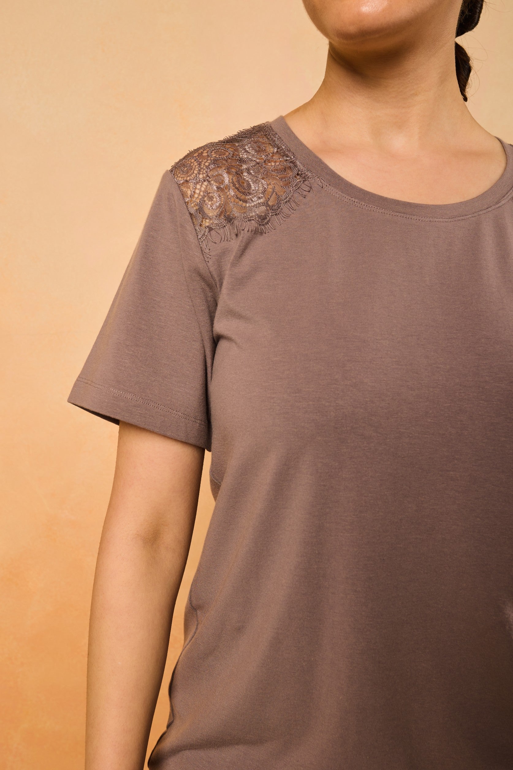 Zoe Lace Dreams PJ Set - Steel Gray