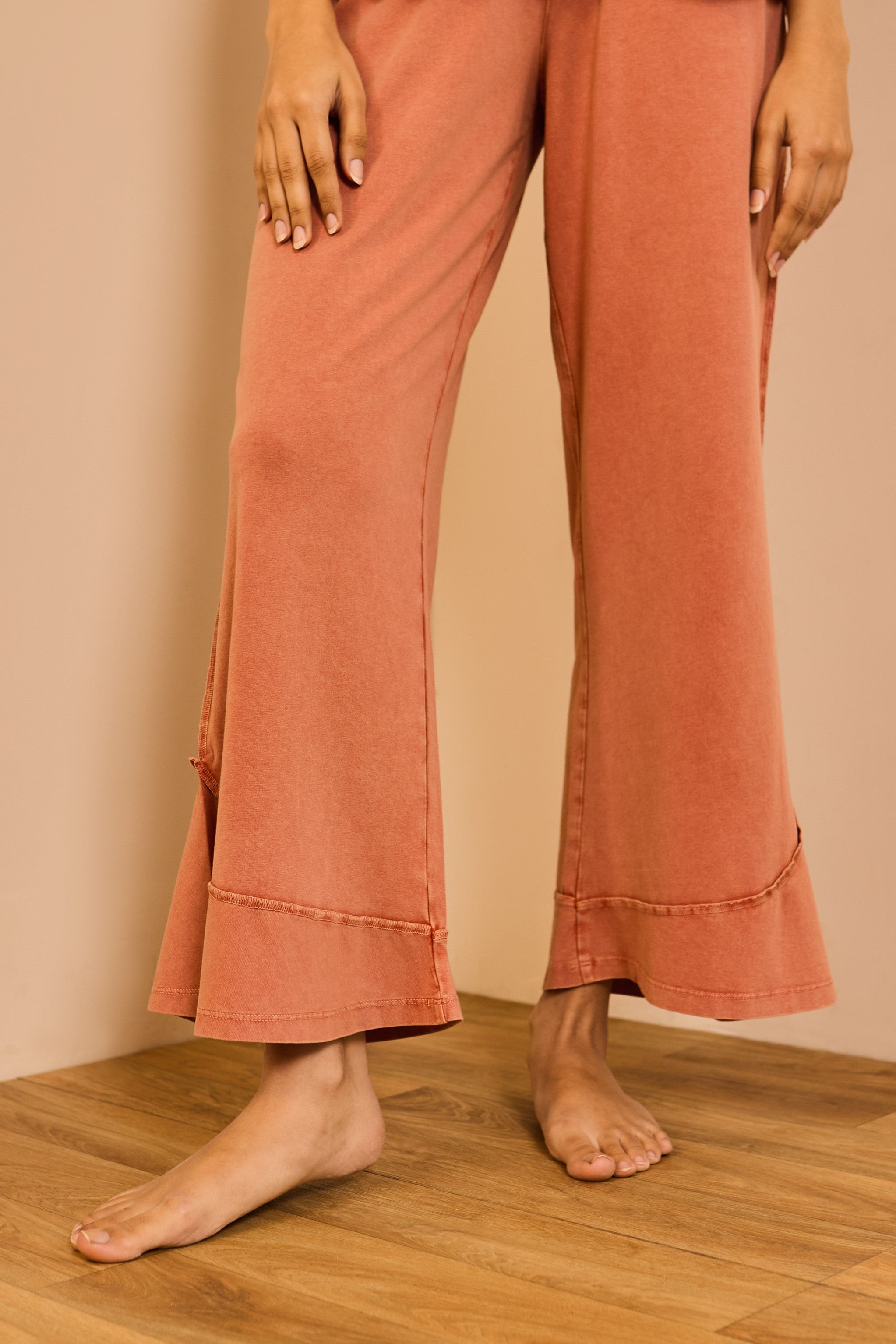 Ethel Outer Stitch Lounge Set - Rust