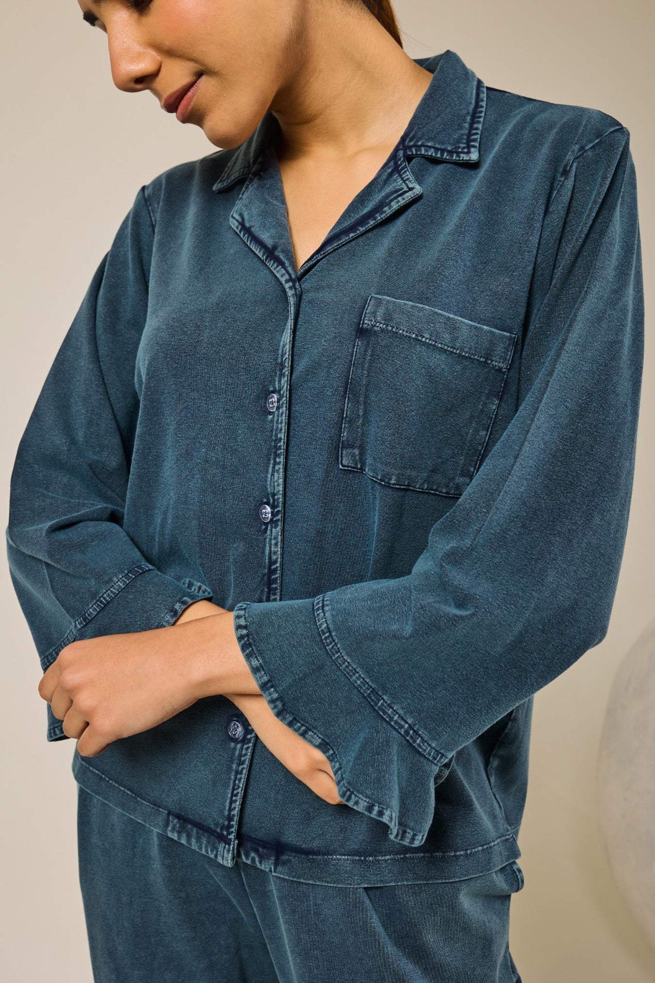 Fiona Full of Frills PJ Set - Teal