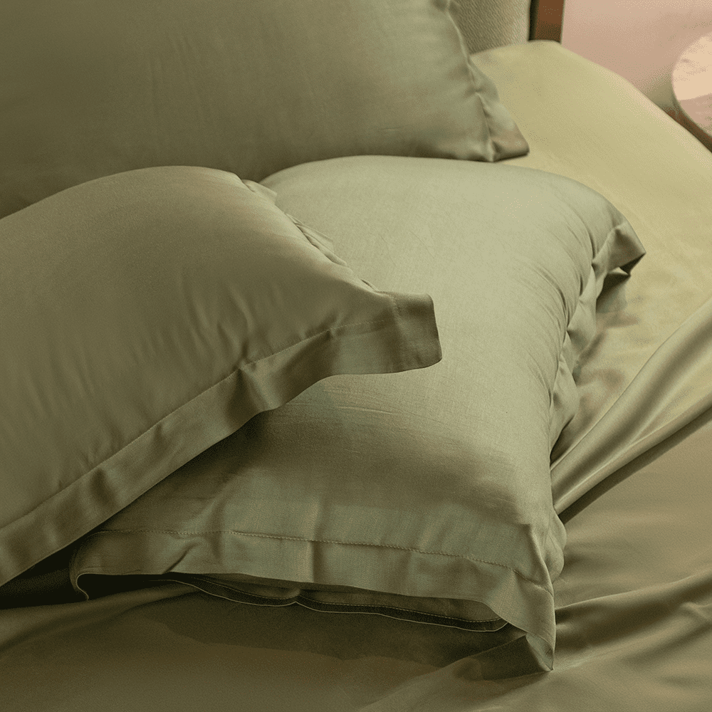 Green bamboo bedsheet set