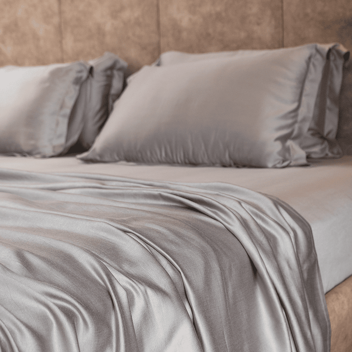Grey bamboo bedsheet set