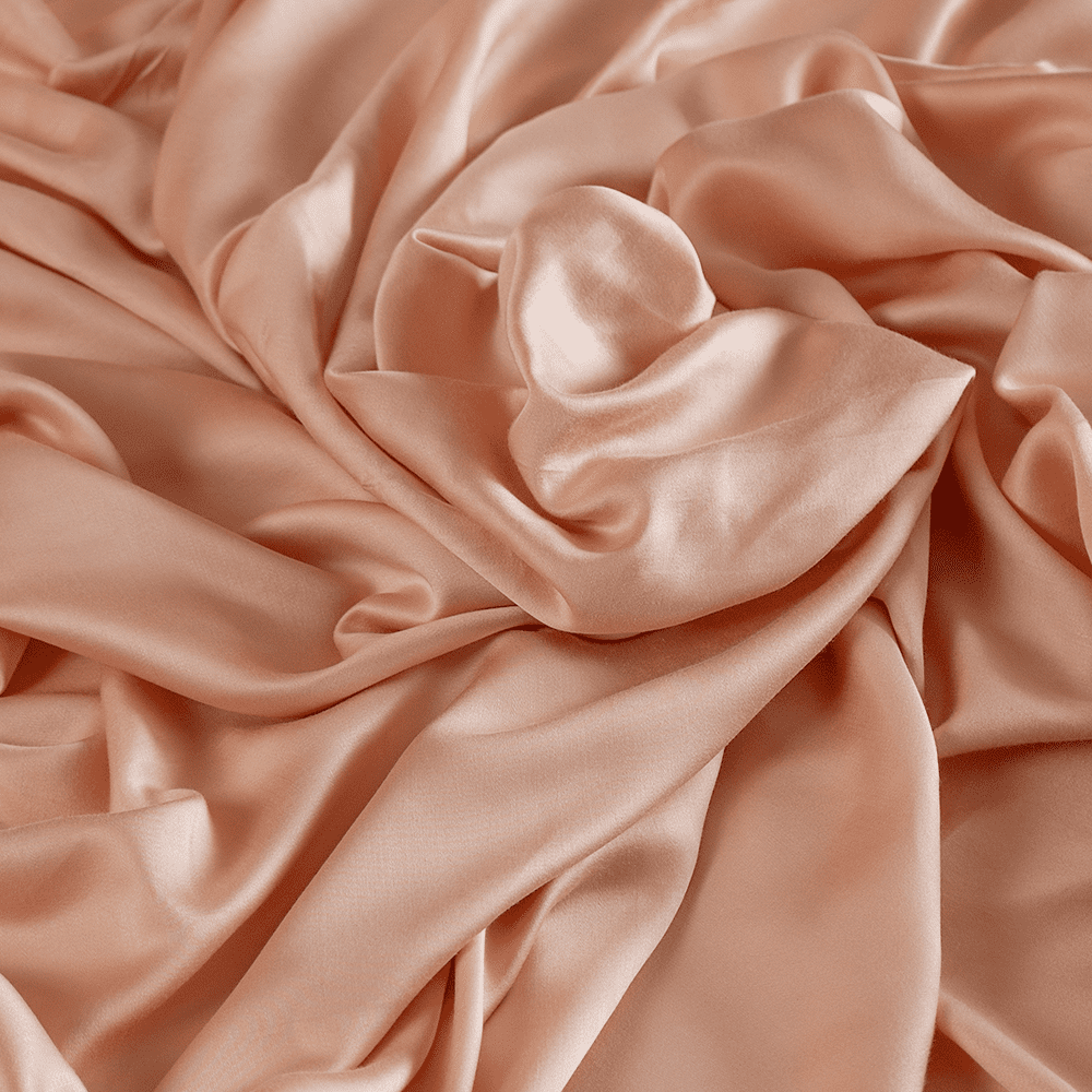 Peach bamboo bedsheet set