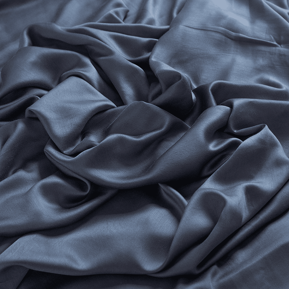 Steel blue bamboo bedsheet set