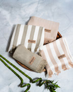 Olive, Olive stripe, Beige, Beige stripe