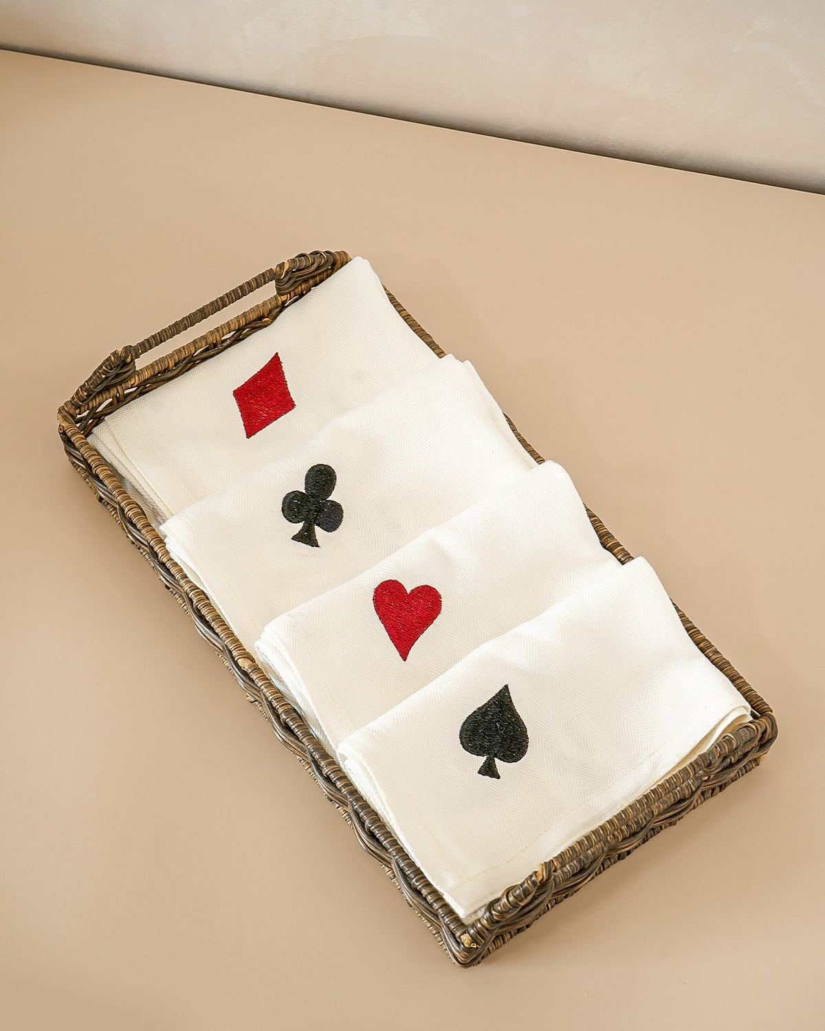 Card party special‚ Hand towel set of 4