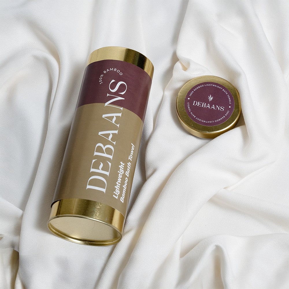 White Bamboo Bath Towel