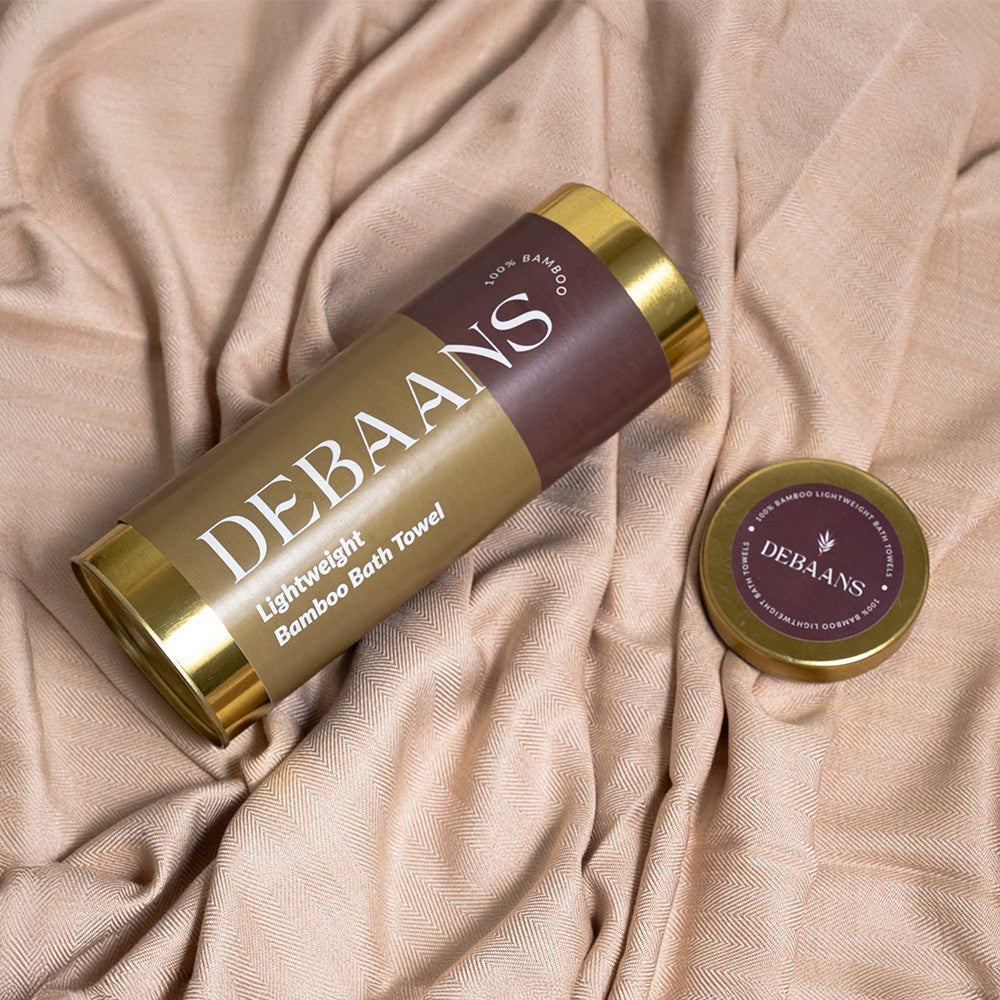 Net wrapped Bamboo Bath Towel