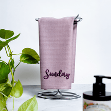 Set of 7 Hand Towels, All Days of the week
