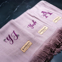 Plum bamboo bath towel