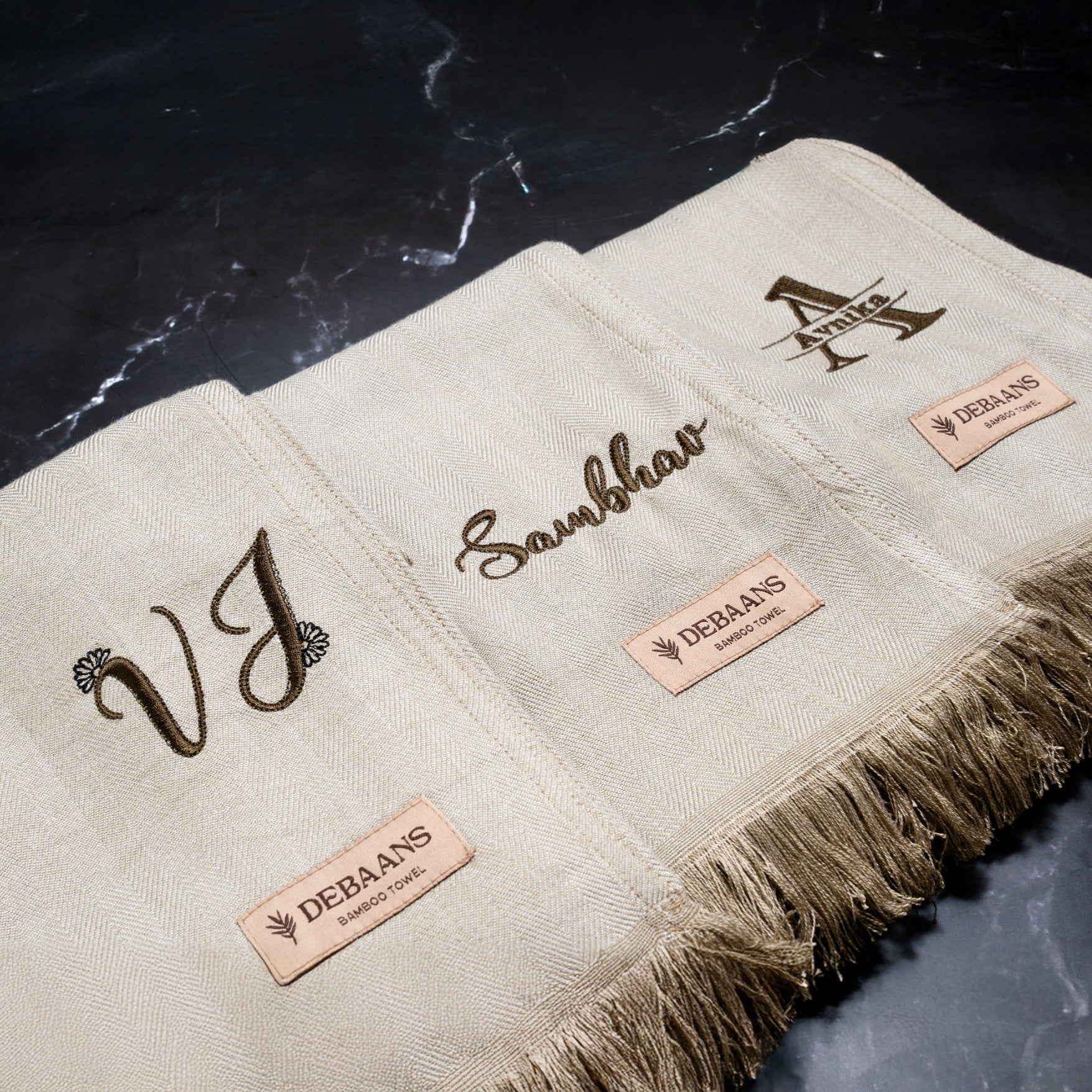 Olive Green Bamboo Bath Towel