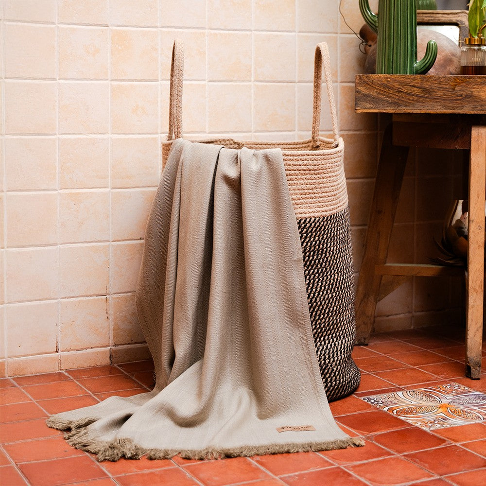 Olive Green Bamboo Bath Towel