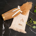 Net wrapped Bamboo Bath Towel