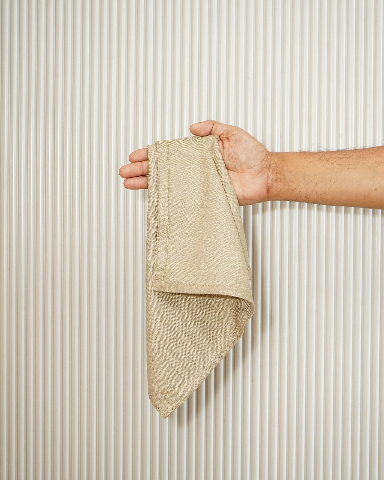 Set of 4 Bamboo Face Towels | Olive