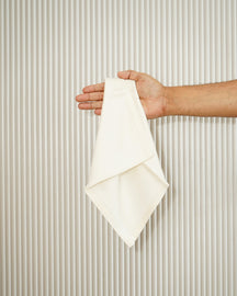 Set of 4 Bamboo Face Towels | White