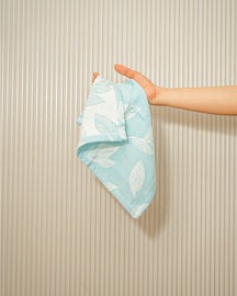Set of 2 Face Towels | Botanica Jacquard | Sky Blue