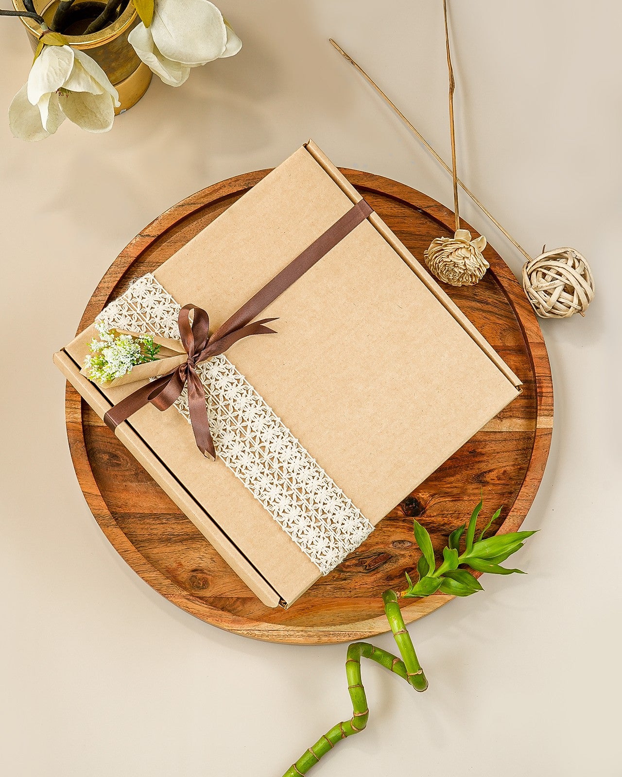 Gift Set of 2 Jacquard Bamboo Bath Towels